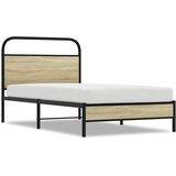  Okvir kreveta bez madraca boja hrasta sonome 90 x 200 cm drveni | shoptok.hr