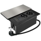 solight PP128C-PD20-HDMI - Ugradna utičnica 20W 2 utičnice +USB-A+ USB-C+ HDMI Cene