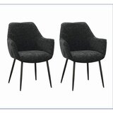 MID.YOU SET NASLANJAČEV, tekstil črna | Shoptok.si