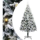 vidaXL Umestno božično drevo Zelena 240 cm PVC, jeklo in plastika, (5000066017) | Shoptok.si