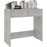  Radni stol siva boja betona 80 x 40 x 75 cm konstruirano drvo | shoptok.hr