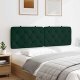  Jastuk za uzglavlje tamnozeleni 160 cm baršunasti | shoptok.hr