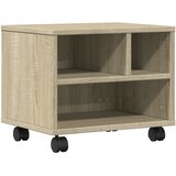  Stalak za pisač s kotačima boja hrasta sonome 41x32x34,5 cm | shoptok.hr