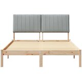  Konstrukcija postelje Rjava 135 x 190 cm Masivno borovo les, (5000084249) | Shoptok.si
