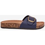 Boto Women's Sandals On Cork Platform With Buckle Blue Vianara | Shoptok.si