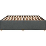vidaXL Okvir kreveta bez madraca tamnosivi 180x200 cm od tkanine | shoptok.hr
