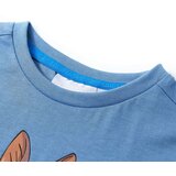 Dječja majica kratkih rukava srednje plava 128 | shoptok.hr