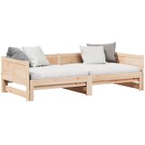 Krevet za povlačenje za dan Smeđa 203,5 x 184 x 56,5 cm | shoptok.hr