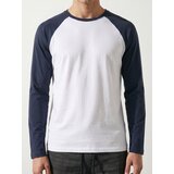 Sinsay Pamučna majica s dugim raglan rukavima | shoptok.hr