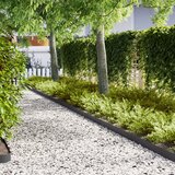 vidaXL Crna Metal 100 x 0.5 x 15 cm Čvrsta Paneli ograde za vrt cijene