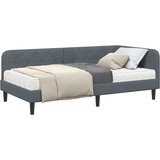  Kutni okvir kreveta Tamno siva 90 x 190 cm Baršun | Eponuda.com