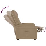  Naslonjač od umjetne kože boja cappuccina - Boja cappuccina 1 | shoptok.hr