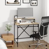  Radni stol boja hrasta 80x50x90 cm konstruirano drvo i željezo | shoptok.hr
