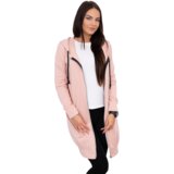 Kesi Women's long hoodie - powder pink Cijene