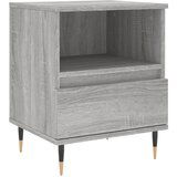 Maison Chic Nočna omarica - Nočna miza siva sonoma 40x35x50 cm inženirski les, (21690485) | Shoptok.si