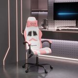  Igraća stolica bijelo-ružičasta od umjetne kože | shoptok.hr