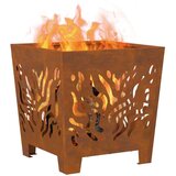 vidaXL Čelik otporan na vrijeme/Smeđa 40 x 40 x 40 cm Izdržljiva | shoptok.hr