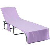 vidaXL Brisače za ležalnik 2 pcs Vijolična 210 x 75 cm | Shoptok.si