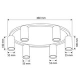 Brilagi LED RGBW prigušiva stropna svetiljka SELE 6xGU10/6,5W/230V bež | Eponuda.com
