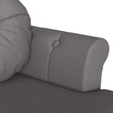  Chesterfield klupa Siva 120.5 x 65 x 75 cm Lažna koža | Eponuda.com