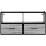TV ormarić sivi Sonoma 80x31x39,5 cm Konstruirano drvo i metal | shoptok.hr