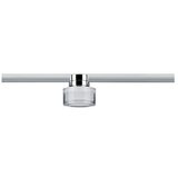 PAULMANN URail LED spot svjetiljka Topa (5,2 W, Mat krom - prozirna - saten, D x Š x V: 73 x 80 x 80 mm) | shoptok.hr