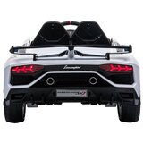 Lean_Toys Otroško baterijsko vozilo Lamborghini Aventador 12V bela | Shoptok.si