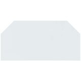 Staklena ploča za kamin šesterokutna 120 x 60 cm | shoptok.hr