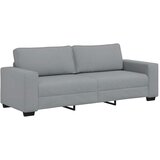  Dvodijelni set sofa s jastucima, svijetlo siva tkanina | Shoptok.si