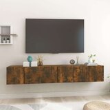 Viseći TV ormarići 3 kom boja dimljenog hrasta 60 x 30 x 30 cm | shoptok.hr