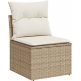  Set sofe 6 kom. Bež i krem bijela Poli Rattan i čelik | shoptok.hr
