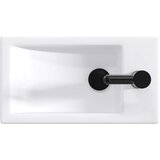  Umivaonik za kupaonicu Mat Crna 45,5 x 25,5 x 13 cm Metal | shoptok.hr