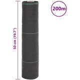 vidaXL Membrana proti plevelu črna 0,5x200 m PP | Shoptok.si