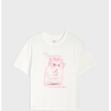 Sinsay Pamučna majica s printom hrčka | shoptok.hr