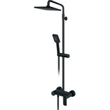 Rosan tuš set S2 Black, črna, stenska montaža, 23-237251B | Shoptok.si