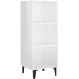  Komoda sjajna bijela 34,5 x 32,5 x 90 cm od konstruiranog drva | shoptok.hr