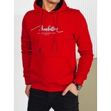 DStreet Bluza męska z kapturem czerwona | Shoptok.si