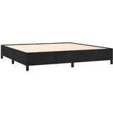  Za krevet crni 200x200 cm baršunasti | shoptok.hr