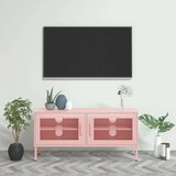 TV omarica roza 105x35x50 cm jeklo, (20620336) Cene