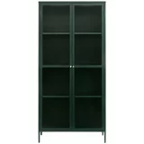 Unique Furniture Tamno zelena metalna vitrina 90x190 cm Bronco -