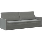 SOFA za 3 osobe Tamnosiva 220 x 81 x 82 cm Baršun | shoptok.hr