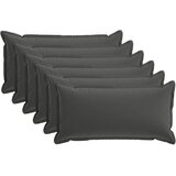  Presvlaka za jastuk 6 kom. HOUTEN Antracit 40 x 70 cm Poliester | shoptok.hr