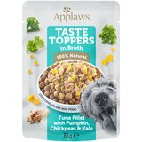 Applaws Taste Toppers vrečke v bujonu 12 x 85 g - Tuna z bučo, listnatim ohrovtom & čičeriko | shoptok.hr