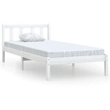 vidaXL Okvir za krevet bijeli od borovine 90 x 190 cm UK jednokrevetni | shoptok.hr