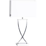  ByRydens 2820440-5000 - Stona lampa OMEGA 1xE27/5W/230V bela/sjajni hrom | Eponuda.com