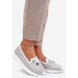 S. BARSKI Ladies Leather Cutout Loafers Made Of Natural Leather D&A | Shoptok.si