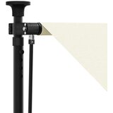 Tenda na uvlačenje krem 200 x 115 cm od tkanine i čelika | shoptok.hr
