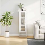 vidaXL Visoka ploča bijela 36x39x123 cm Hladno valjani čelik | shoptok.hr