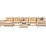 vidaXL 9-dijelni set vrtnih sofa od masivne borovine | shoptok.hr