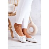 PE1 Women's Ballerinas Classic Profiled Insert White Fimme | Shoptok.si